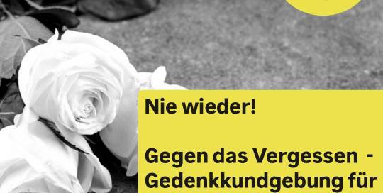 Nie wieder! Gegen das Vergessen – Gedenkkundgebung für Hans und Sophie Scholl, Marktplatz Göppingen, 22.02.2025, 10:00 Uhr